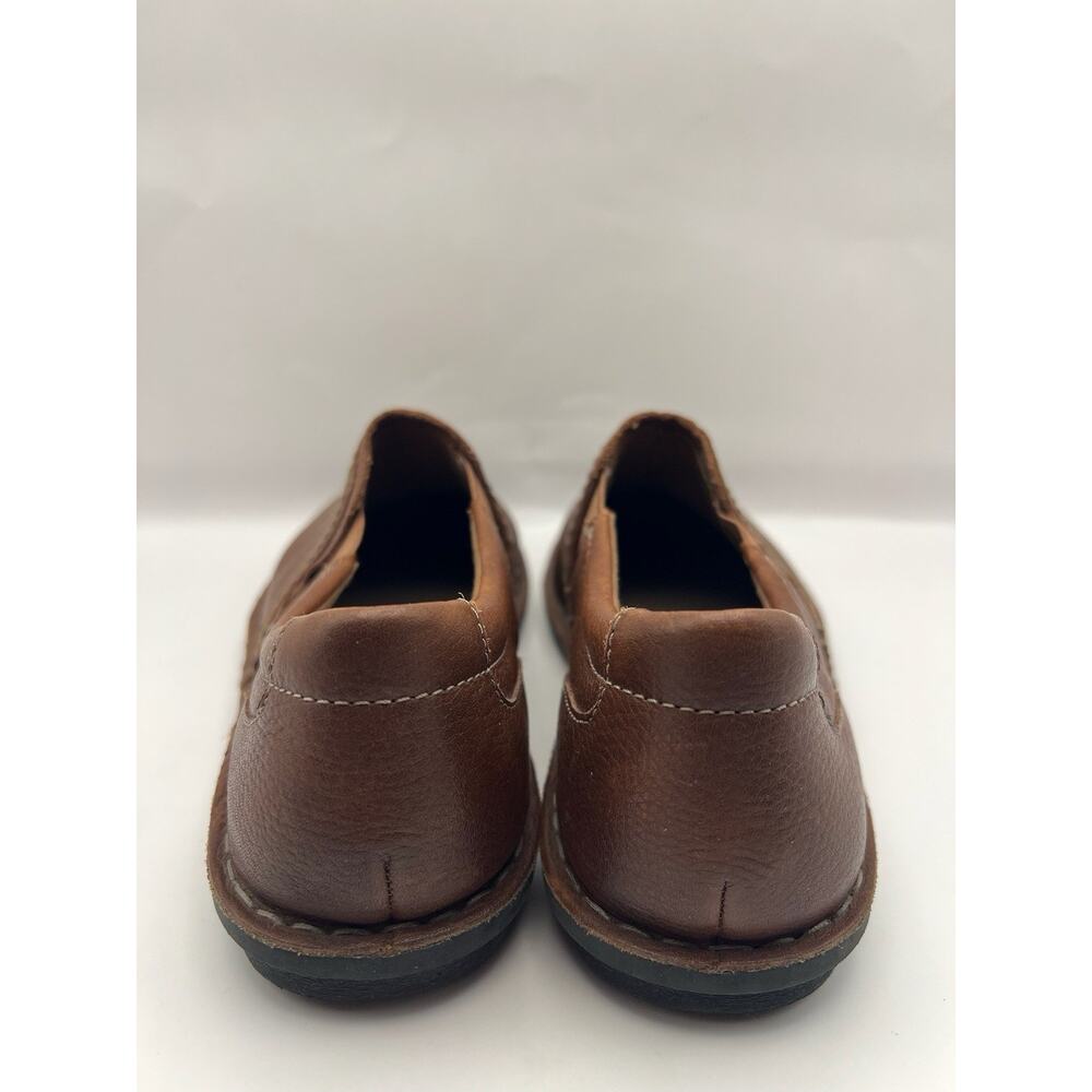 Clarks Janice Barrie Brown Leather Slip On Shoes Women Size 8 - Picture 3 of 9